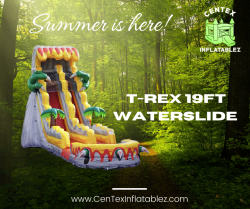 19FT T-Rex Water Slide